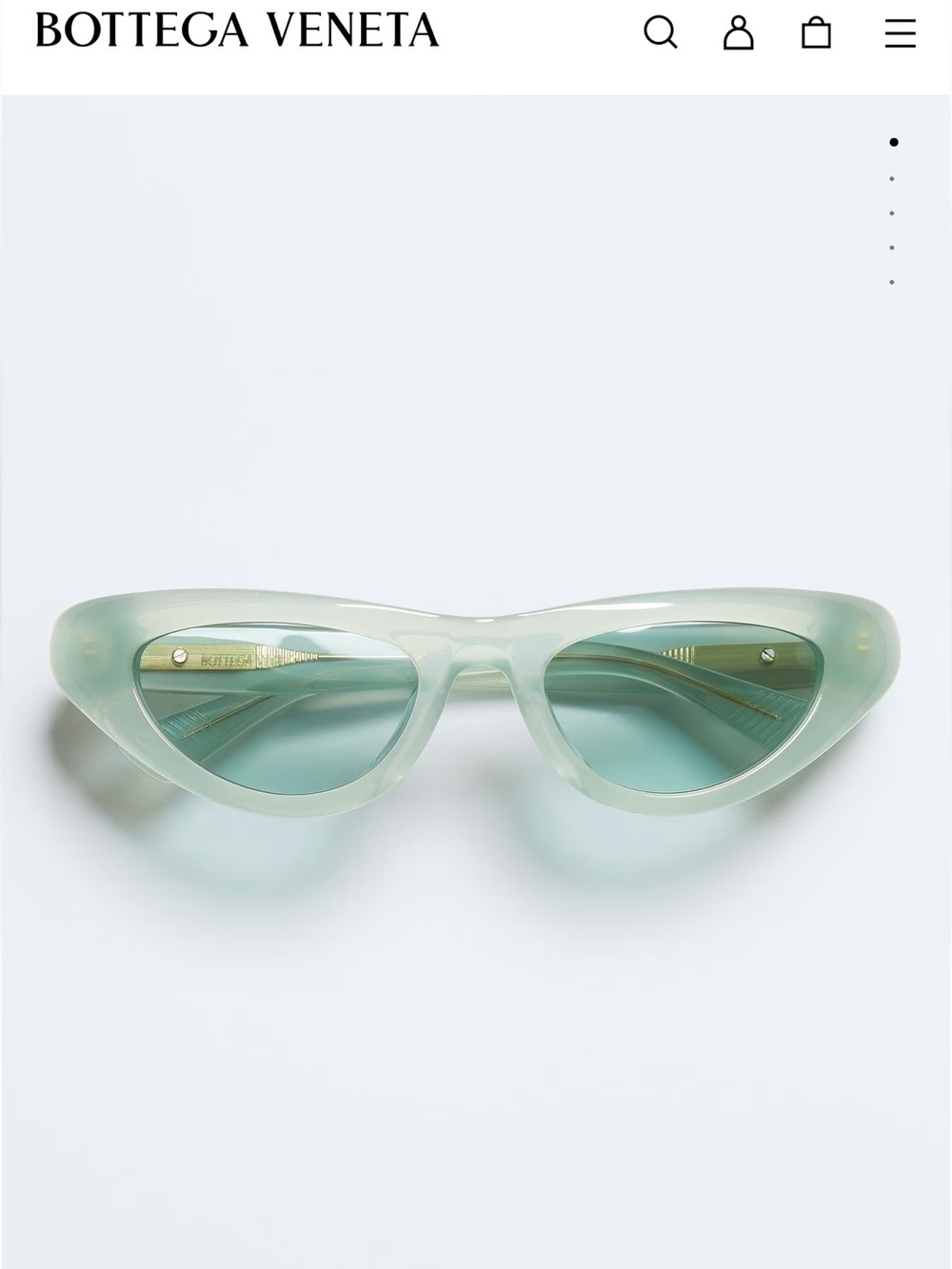 Bottega Veneta Bombe Cat Eye Sunglasses